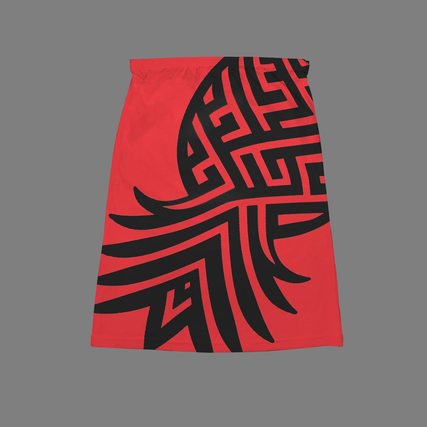 "Red Velvet Invitation" Pineapple Print Tube Top