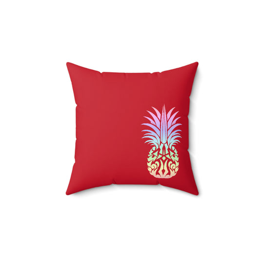 Tropical Pineapple Throw Pillow Set - Colorful Home Decor
